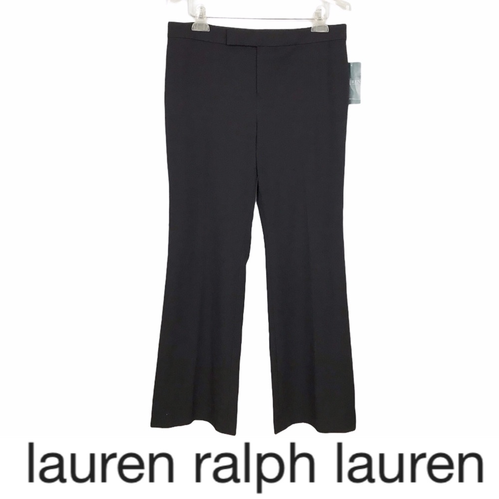 Lauren Ralph Lauren Black Dress Pants 10P NWT